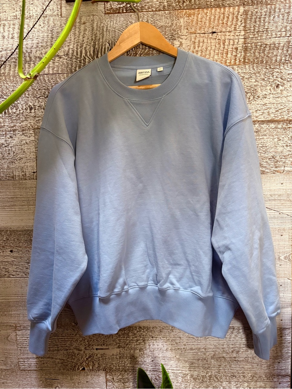 Aritzia | "Sweatfleece - Mega Fit" Terry Oversized Pullover Sweater - S, Blue